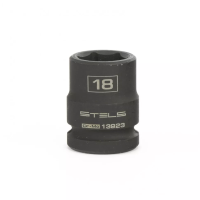 Головка ударная шестигранная 18 мм 1/2" CrMo Stels 13923