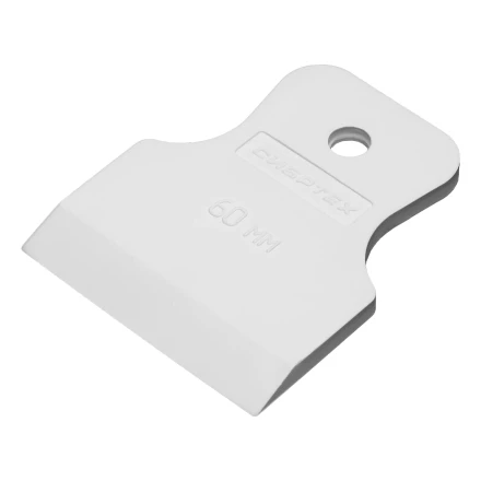 Шпатель, белая резина, 60 мм Россия Сибртех 85832 купить в Урае