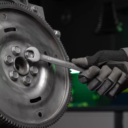 Набор ключей комбинированных Stels 6-19 мм, 8 шт., CrV, матовый хром 15443 купить в Урае