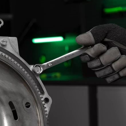 Набор ключей комбинированных Stels 6-19 мм, 8 шт., CrV, матовый хром 15443 купить в Урае