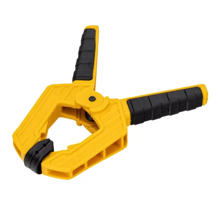 Струбцина клещеобразная Denzel, усиленная 80 х 60 мм, двухкомпонентные рукоятки, 20797 купить в Урае