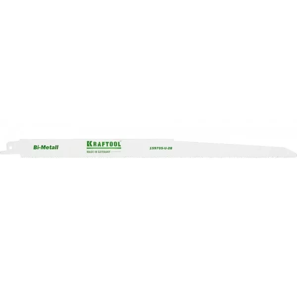 Полотно KRAFTOOL "INDUSTRIE QUALITAT", S1222VF, для эл/ножовки, Bi-Metall, по металлу, дереву, шаг 1,8-2,5мм, 280мм 159705-U-28 купить в Урае