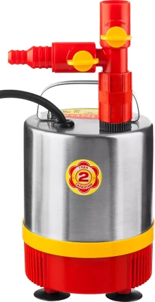 Насос GRINDA фонтанный д/чистой воды, нерж. сталь, 3 насадки, пропуск. способ. 1750 л/ч, высота подачи воды 2,3 м, 50 Вт GFPP-29-2.3 купить в Урае