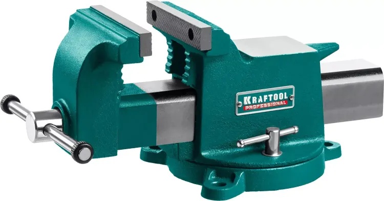 Тиски KRAFTOOL STEEL стальные 32701-125 купить в Урае