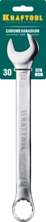 Ключ комбинированный KRAFTOOL, Cr-V, DIN 3113 27079-30 купить в Урае