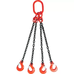 Строп цепной TOR 4СЦ г/п 2,36 т 4,0 м с самозакрывающимися крюками 1009118