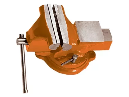 Тиски слесарные 100 мм поворотные с наковальней  SPARTA 186235 купить в Урае