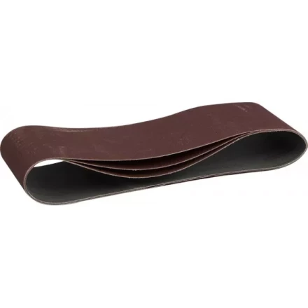 Лента шлифовальная бесконечная ЗУБР &quot;МАСТЕР&quot; на тканевой основе, для ЛШМ, P180, 100х610мм, 3шт 35543-180 купить в Урае