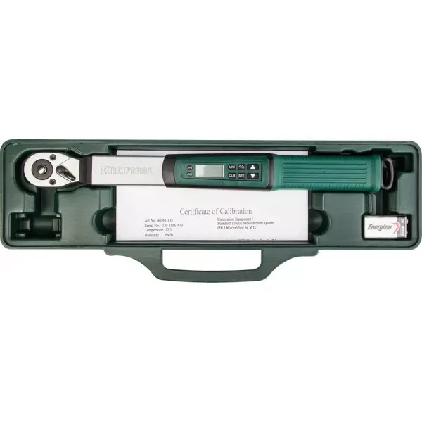 Электронный динамометрический ключ "DIGITAL" 3/8", 10 - 135 Нм, KRAFTOOL 64043-135 64043-135 купить в Урае