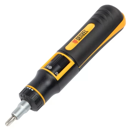 Отвертка реверсивная с револьверным механизмом Denzel 7711601, 11 шт, сталь S2 купить в Урае