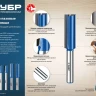 ЗУБР 8 x 30 мм, хвостовик 8 мм, фреза пазовая прямая с нижними подрезателями, Профессионал (28755-8-30) купить в Урае