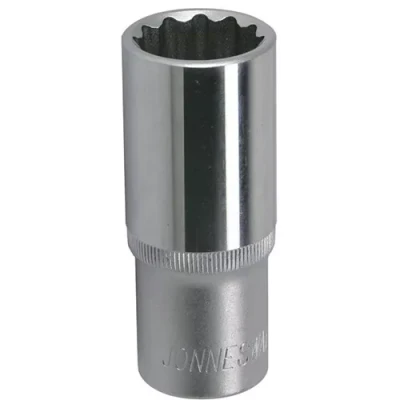 Головка торцевая 12-гранная глубокая 1/2"DR 9 мм S04HD4709 Jonnesway 49059