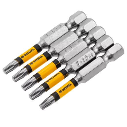 Бита T15x50, 5 шт. Denzel 7711319 купить в Урае