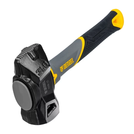 Кувалда с клиновидным бойком 1,35 кг Denzel 11015, фибергласовая рукоятка c TPR купить в Урае