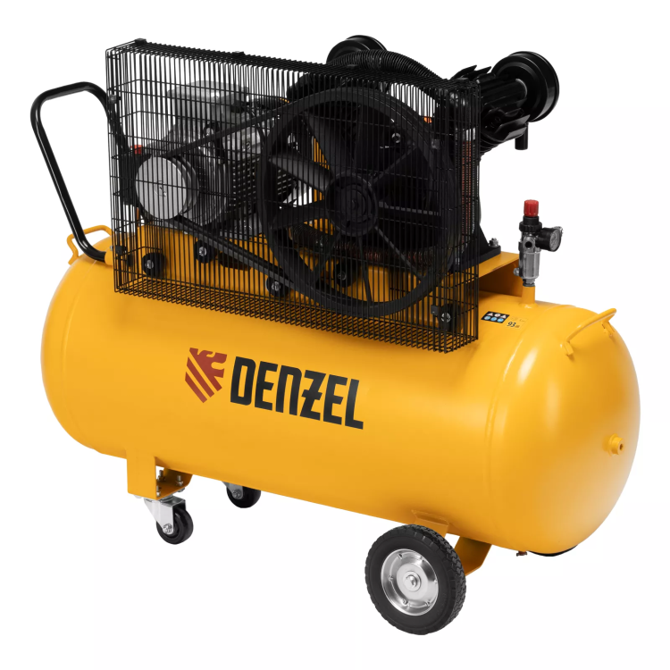 Компрессор воздушный рем. привод Denzel BCV 5500-T/200, 5,5 кВт, 200 литров, 850 л/мин купить в Урае