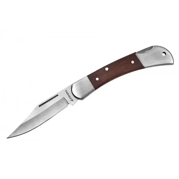 Нож STAYER складной с деревянными вставками, средний 47620-1_z01 купить в Урае
