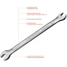 Ключи гаечные рожковые KRAFTOOL, Cr-V, DIN 3110 27033-06-07 купить в Урае