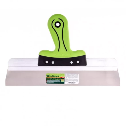 Шпатель фасадный нержавеющая сталь 350 мм двухкомпонентная ручка  Сибртех 85584 купить в Урае