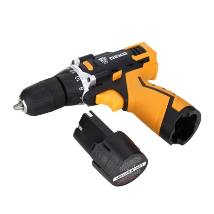 Дрель аккумуляторная DKCD12FU-Li DEKO + набор 104 инструмента для дома, 063-4112 купить в Урае