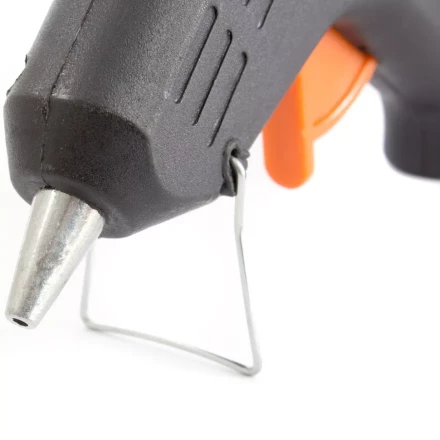 Клеевой пистолет с выключателем 7 мм в кейсе, 20 Вт, 5 г/мин Sparta 93019 купить в Урае