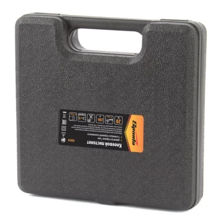 Клеевой пистолет с выключателем 7 мм в кейсе, 20 Вт, 5 г/мин Sparta 93019 купить в Урае