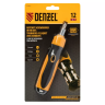 Отвертка реверсивная Denzel 7711611, механизм SmartPush 12 шт, S2 купить в Урае