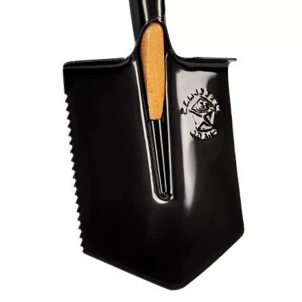 Лопата саперная, 150х180х510 мм, деревянный черенок, с зубьями, Россия Сибртех 61396 купить в Урае