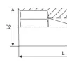 Головка торцевая 12-гранная глубокая 1/2"DR 14 мм S04HD4714 Jonnesway 49144 купить в Урае