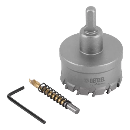 Коронка по металлу твердосплавная, 60 мм Denzel 724017 купить в Урае