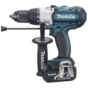 Дрель-шуруповерт аккумуляторная Makita DHP451RFE ударная купить в Урае