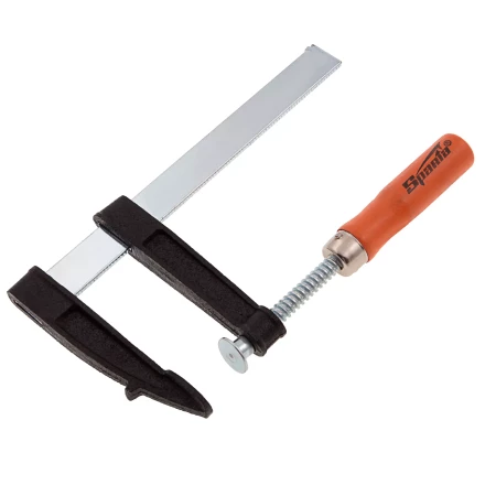 Струбцина F-образная Sparta, 150 x 80 x 210 мм, 204245 купить в Урае