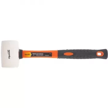 Киянка резиновая 450 г белая резина фибергласовая рукоятка SPARTA 11129 купить в Урае