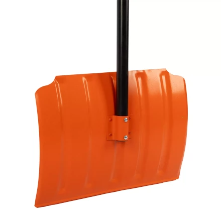 Лопата для уборки снега стальная Сибртех, 470х335х1335 мм, стальной черенок, Россия, 61656 купить в Урае