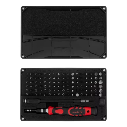 Набор для точных работ 107 в 1 Matrix, универсальный, сталь CrV, 13569 купить в Урае