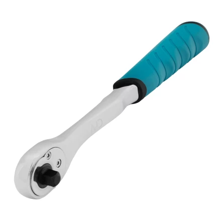 Ключ-трещотка 1/4&quot; Gross 14053, CrV, 90 зубьев, усиленный, хром купить в Урае