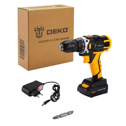 Дрель аккумуляторная DEKO DKCD12FU-U Advanced, 063-4131 купить в Урае