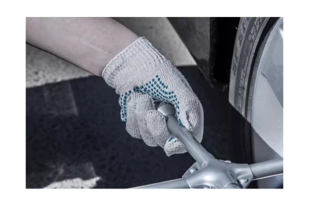 Перчатки ХБ 5 нитей с ПВХ HAMMER 230-031 купить в Урае