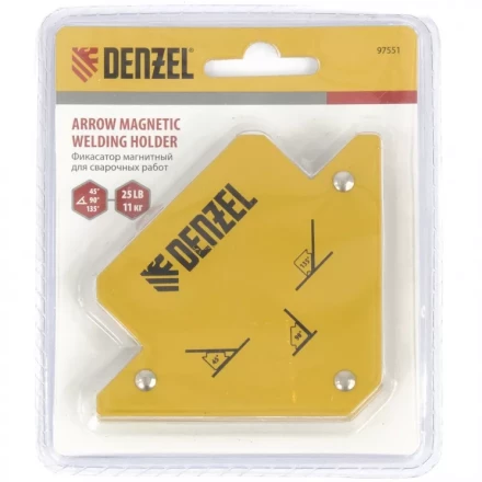 Фиксатор магнитный для сварочных работ усилие 25 LB Denzel 97551 купить в Урае