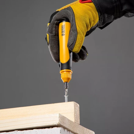 Отвертка реверсивная Denzel 7711609, механизм SmartPush mini 11 шт, CrMo купить в Урае