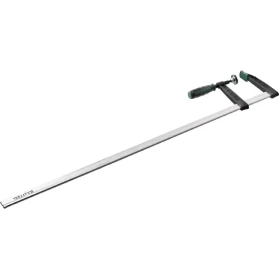 Струбцина, KRAFTOOL 32011-120-1000, тип "F", DIN 5117, двухкомпонентная ручка, 120х1000мм 32011-120-1000