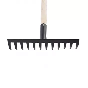 Грабли 12-зубые,310мм,с черенком,прямые СИБРТЕХ 61741 купить в Урае