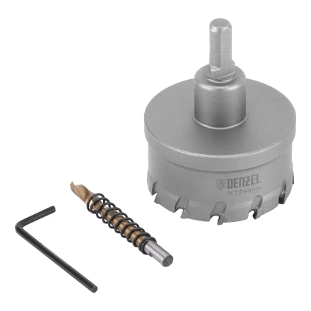 Коронка по металлу твердосплавная, 64 мм Denzel 724018 купить в Урае