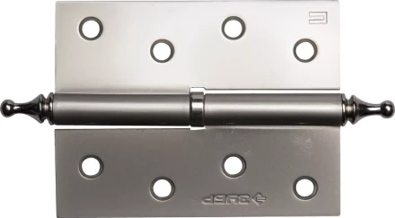 Петля дверная разъемная ЗУБР &quot;ЭКСПЕРТ&quot;, 1 подшипник, цвет мат. никель (PN), правая, с крепежом, 100х75х2,5мм,2шт 37605-100-4R купить в Урае