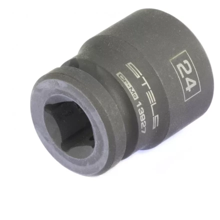 Головка ударная шестигранная 24 мм 1/2&quot; CrMo  Stels 13927 купить в Урае
