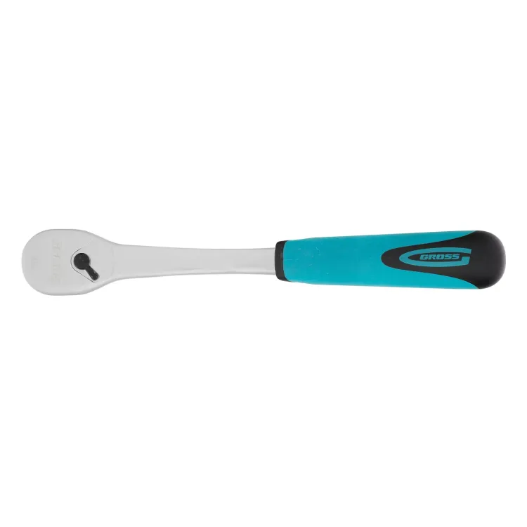 Ключ-трещотка 3/8" Gross 14054, CrV, 90 зубьев, усиленный, хром купить в Урае