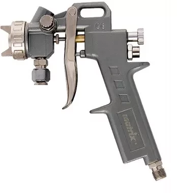 Пневматический краскопульт с нижним бачком V=0,75 л + сопла диаметром 1.2, 1.5 и 1.8 мм  MATRIX 57317 купить в Урае