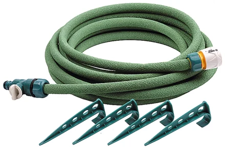 Шланг RACO сочащийся, в комплекте с коннекторами и колышками, 1/2&quot;x7,5м 4270-55925 купить в Урае