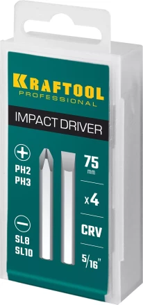 Биты для ударно-поворотных отверток KRAFTOOL 25552 купить в Урае
