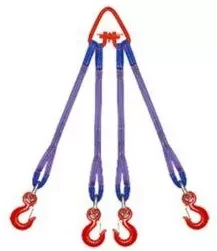 Строп текстильный четырехветвевой 4СТ 1.25 т L=5.5 м SF7 30 мм Звено РТ- 3 купить в Урае