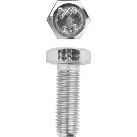 Болт ЗУБР &quot;МАСТЕР&quot; с шестигранной головкой, ГОСТ 7798-70, класс прочности 5.8, оцинкованный, M12x35мм, 5кг 303080-12-035 купить в Урае